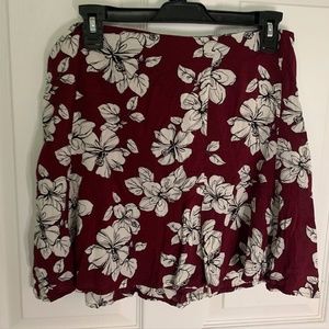 flowy flower skirt